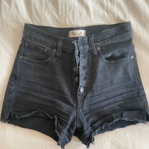 Madewell Button-Fly Denim Shorts